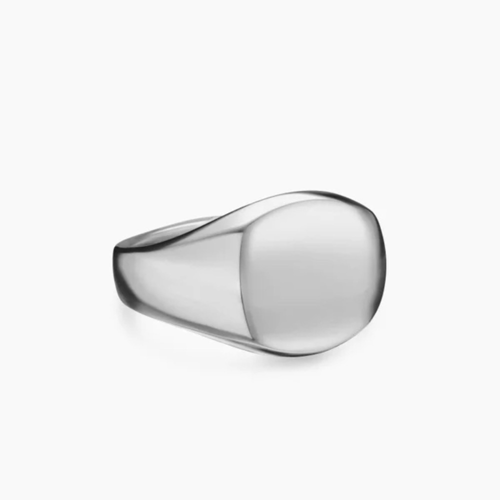 David Yurman Silver Signet Ring Jewelry